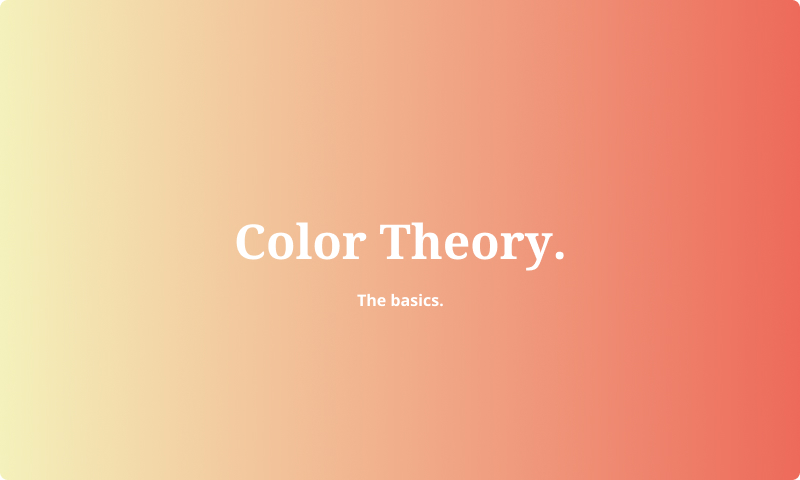 Color theory basics